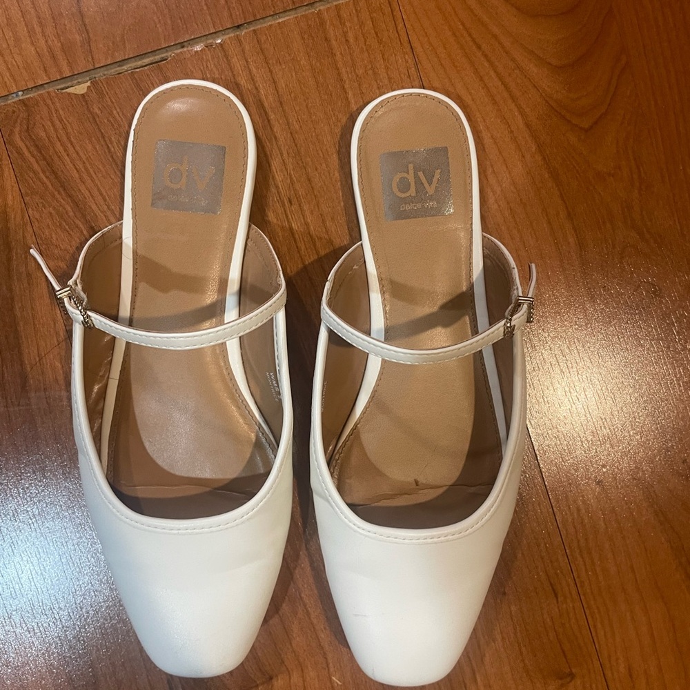 DV by Dolce Vita Women's White Heels